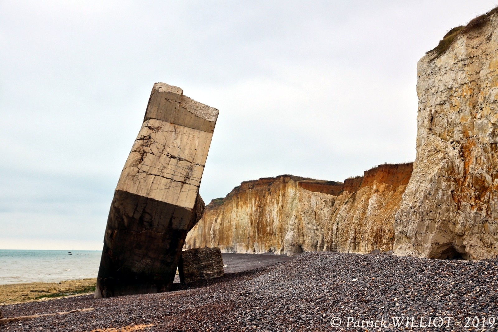 Blockhaus fallen from the cliff